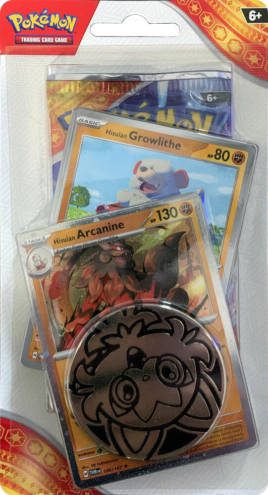 Surging Sparks Single Pack Blister [Hisuian Arcanine] Pokémon card