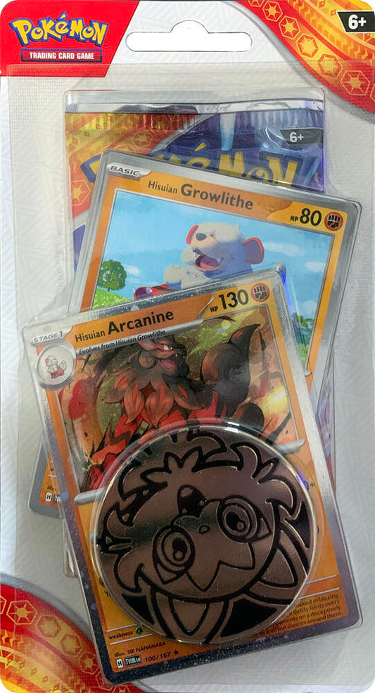 Surging Sparks Single Pack Blister [Hisuian Arcanine] Pokémon card