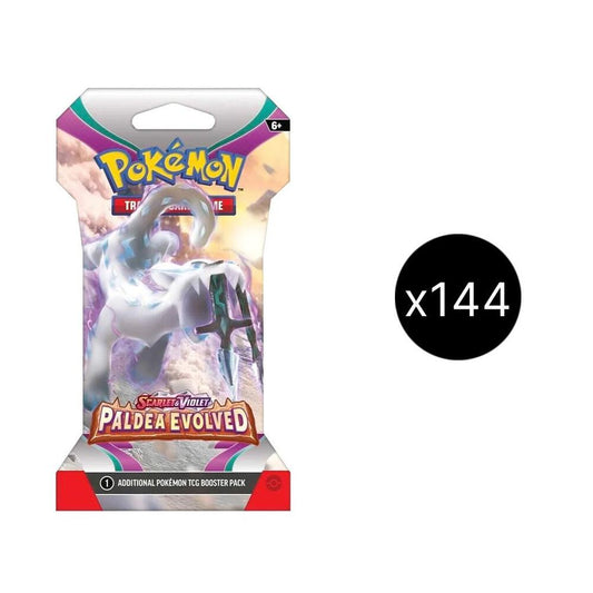 Paldea Evolved Sleeved Booster Case Pokémon card