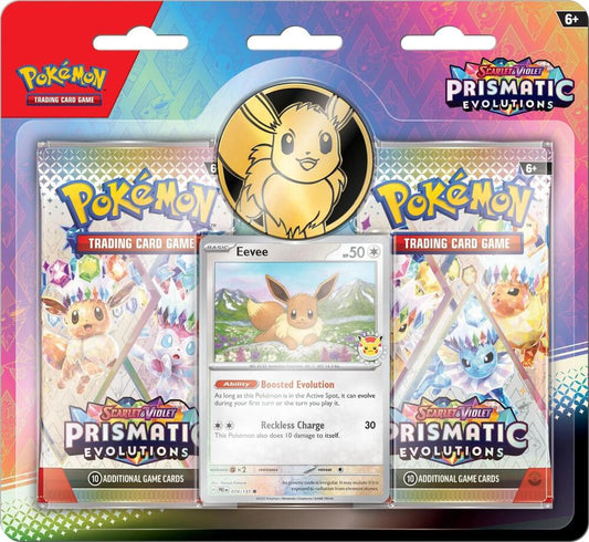 Prismatic Evolutions 2-Pack Blister [Eevee] Pokémon card