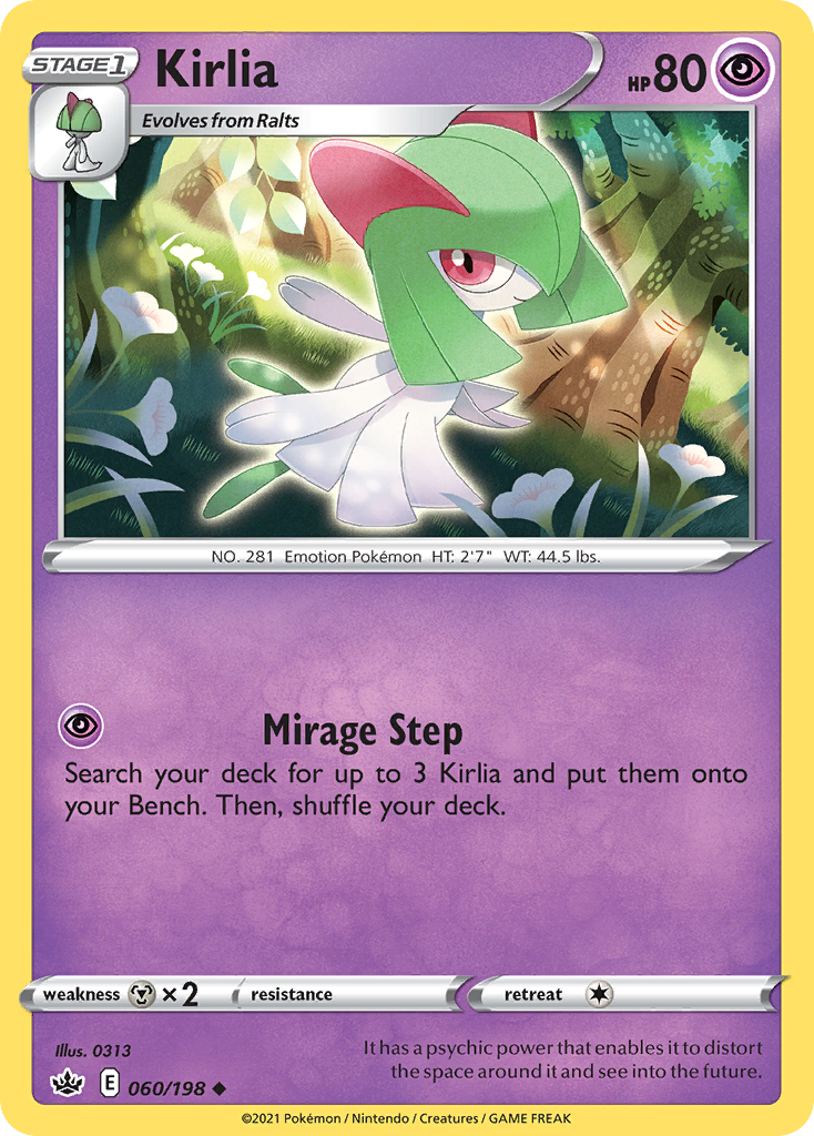 Kirlia 060/198 Uncommon Chilling Reign