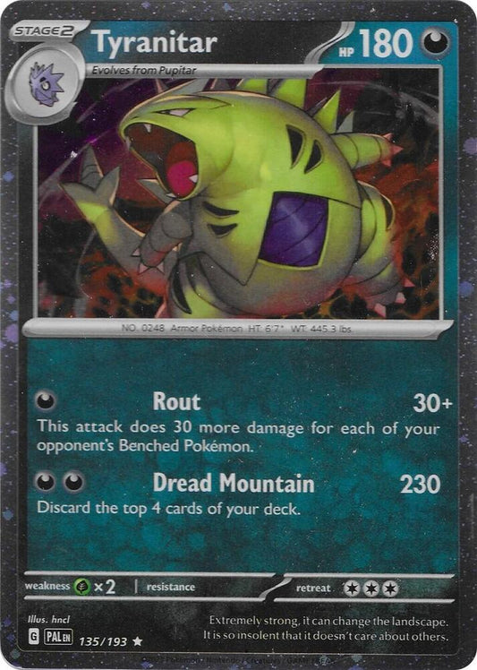 Tyranitar - 135/193 (Cosmo Foil) 135/193 Promo Miscellaneous Cards & Products Pokémon card