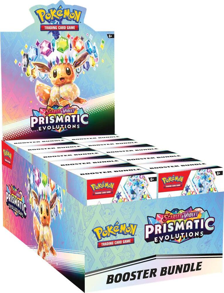 Prismatic Evolutions Booster Bundle Display Pokémon card