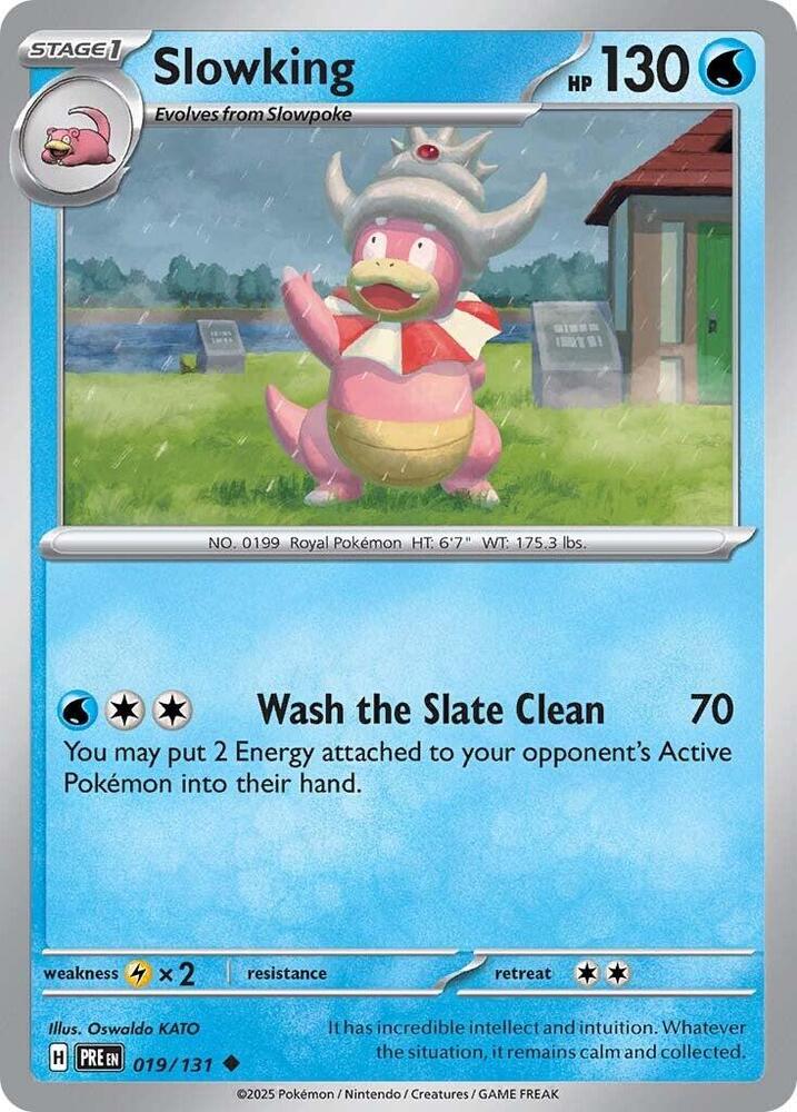 Slowking 019/131 Uncommon Prismatic Evolutions Pokémon card