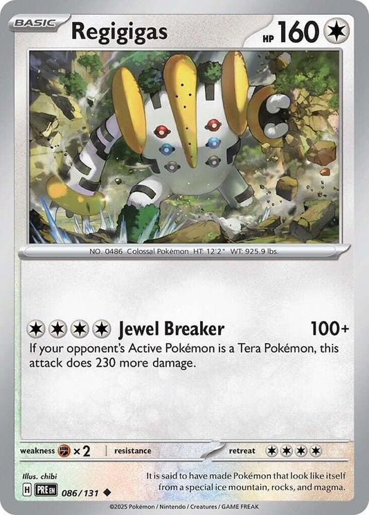 Regigigas - 086/131 Uncommon SV: Prismatic Evolutions