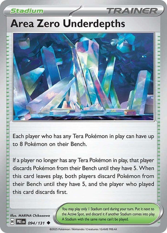 Area Zero Underdepths - 094/131 Uncommon SV: Prismatic Evolutions