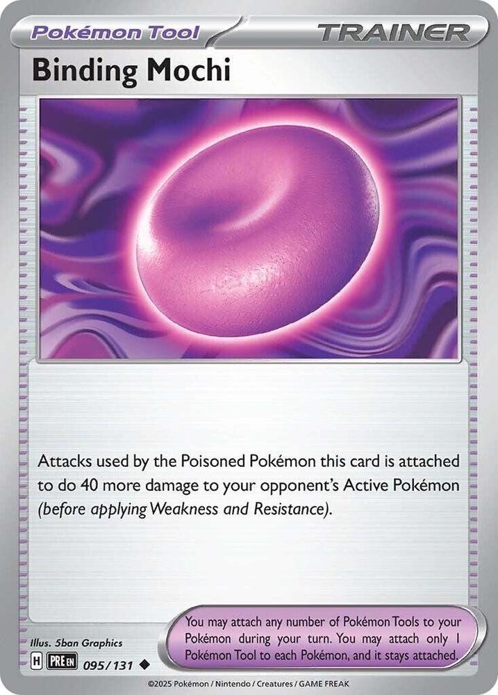 Binding Mochi 095/131 Uncommon Prismatic Evolutions Pokémon card