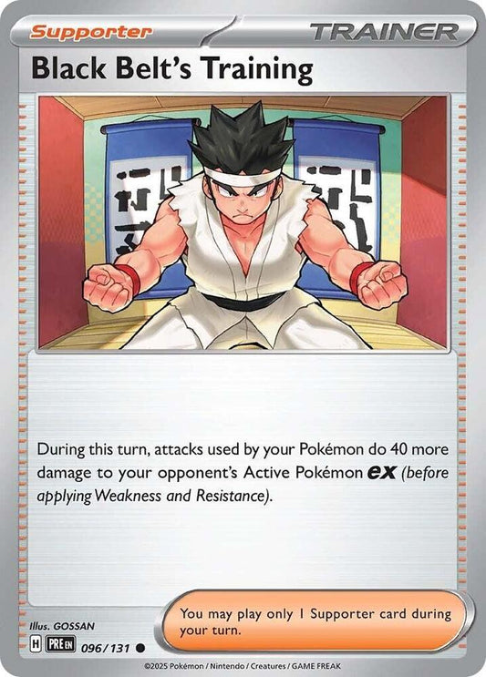 Black Belt's Training - 096/131 096/131 Common Prismatic Evolutions Pokémon card