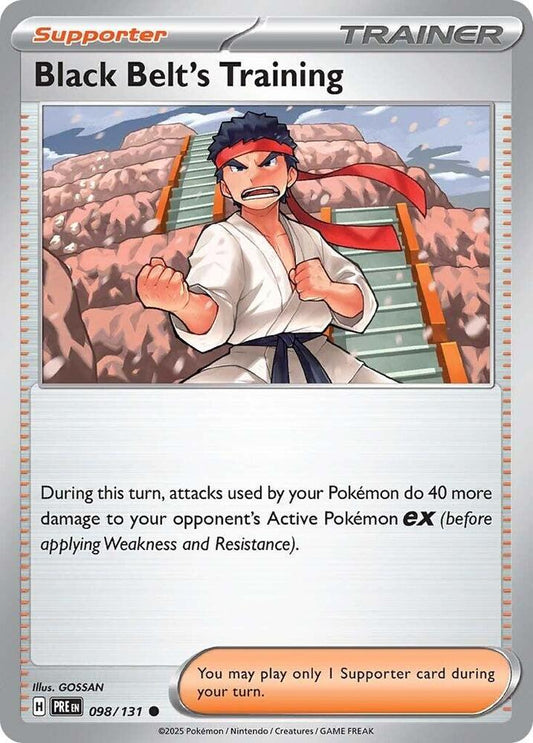Black Belt's Training - 098/131 Common SV: Prismatic Evolutions