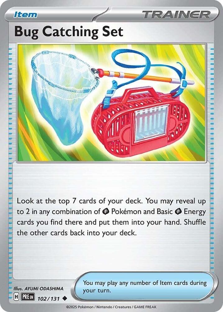 Bug Catching Set 102/131 Uncommon Prismatic Evolutions Pokémon card