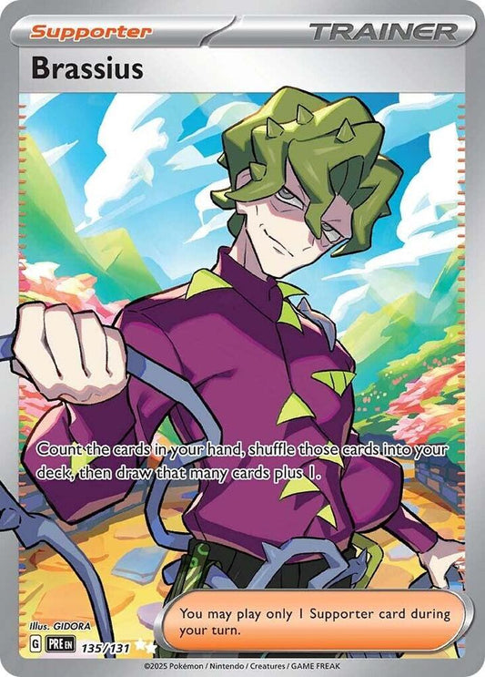 Brassius 135/131 Ultra Rare Prismatic Evolutions Pokémon card