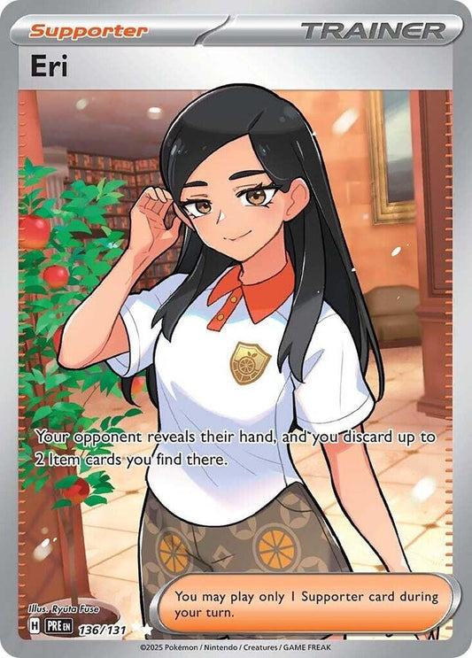 Eri 136/131 Ultra Rare Prismatic Evolutions Pokémon card