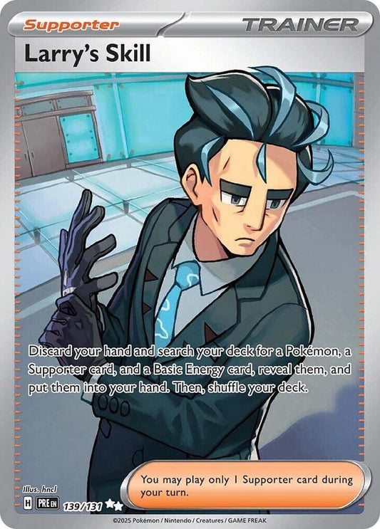 Larry's Skill - 139/131 139/131 Ultra Rare Prismatic Evolutions Pokémon card