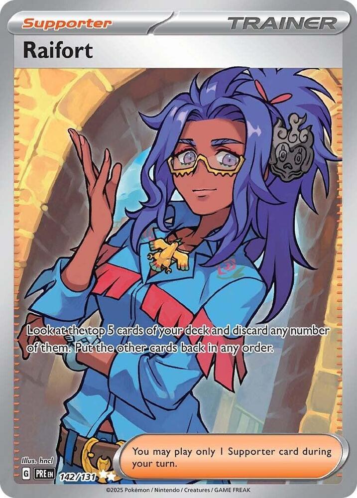 Raifort 142/131 Ultra Rare Prismatic Evolutions Pokémon card