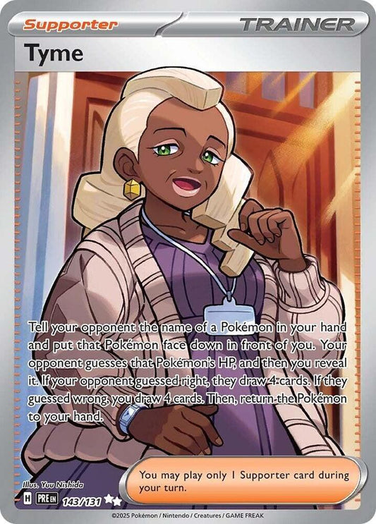 Tyme - 143/131 Ultra Rare SV: Prismatic Evolutions
