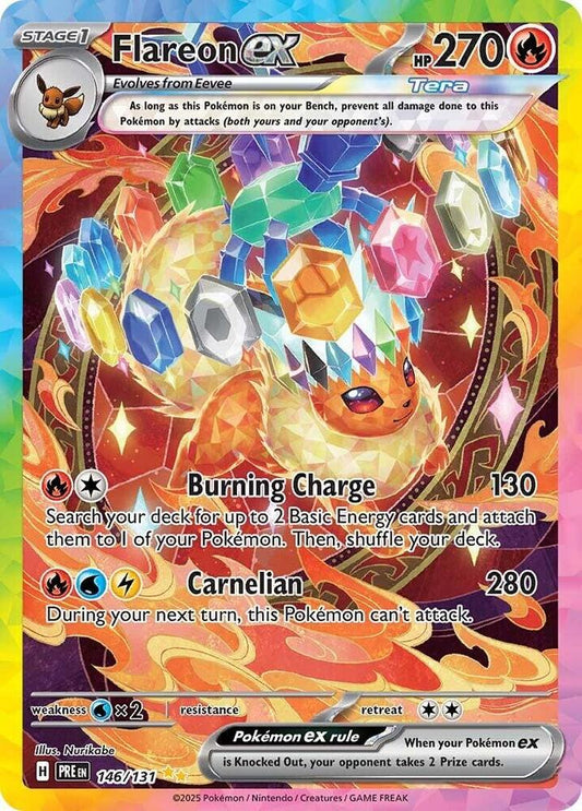 Flareon ex - 146/131 Special Illustration Rare SV: Prismatic Evolutions