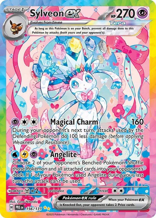 Sylveon ex - 156/131 Special Illustration Rare SV: Prismatic Evolutions