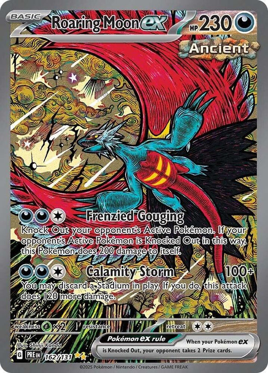 Roaring Moon ex - 162/131 Special Illustration Rare SV: Prismatic Evolutions