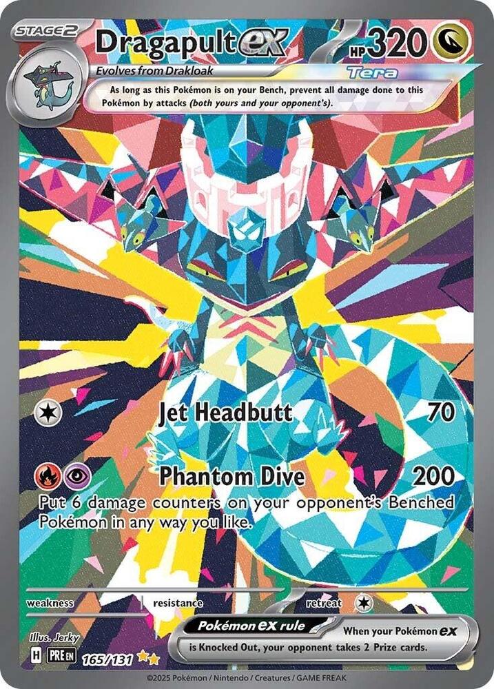 Dragapult ex - 165/131 165/131 Special Illustration Rare Prismatic Evolutions Pokémon card