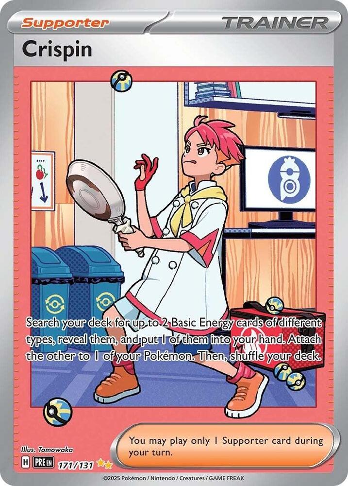 Crispin - 171/131 171/131 Special Illustration Rare Prismatic Evolutions Pokémon card