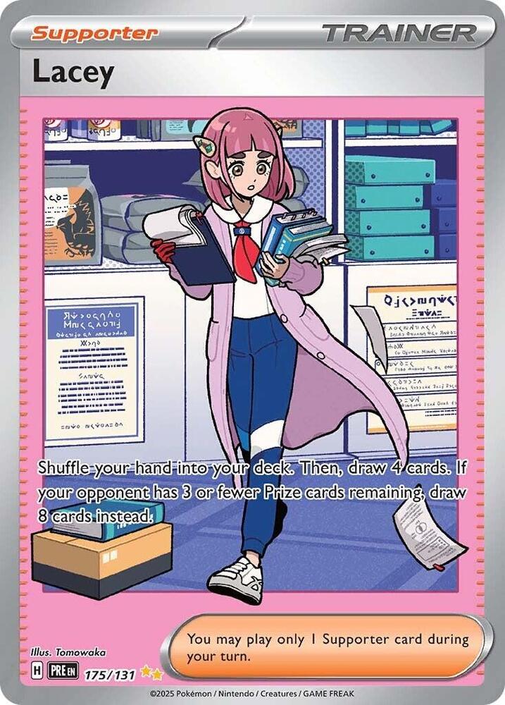 Lacey - 175/131 175/131 Special Illustration Rare Prismatic Evolutions Pokémon card