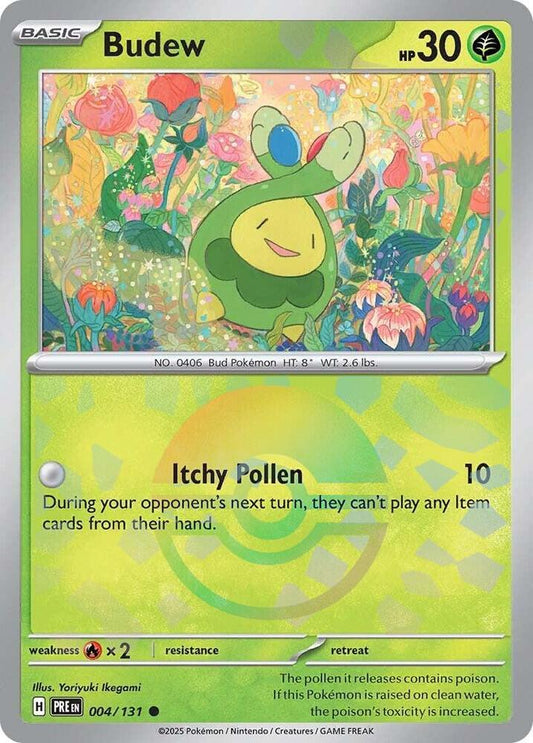 Budew (Poke Ball Pattern) - 004/131 Common SV: Prismatic Evolutions