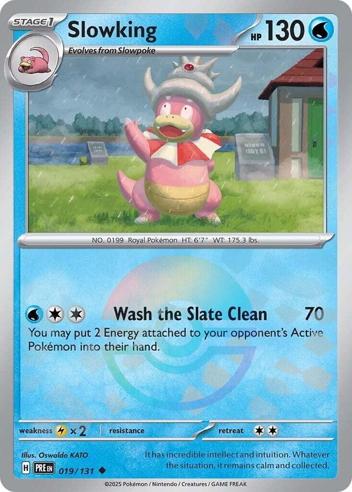Slowking (Poke Ball Pattern) 019/131 Uncommon Prismatic Evolutions Pokémon card