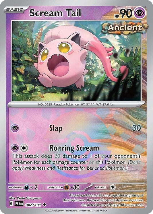Scream Tail (Poke Ball Pattern) - 042/131 Uncommon SV: Prismatic Evolutions