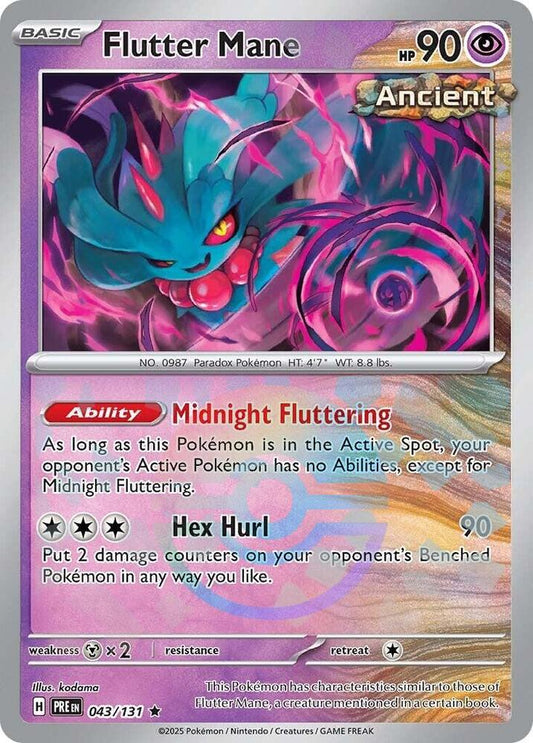 Flutter Mane (Poke Ball Pattern) - 043/131 Rare SV: Prismatic Evolutions