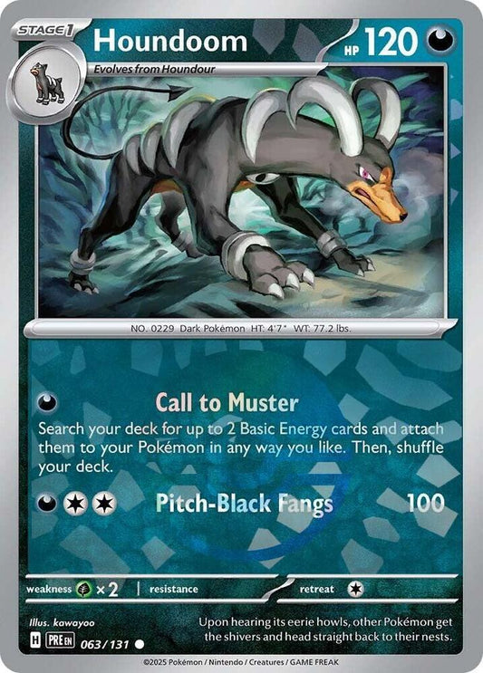 Houndoom (Poke Ball Pattern) - 063/131 Common SV: Prismatic Evolutions