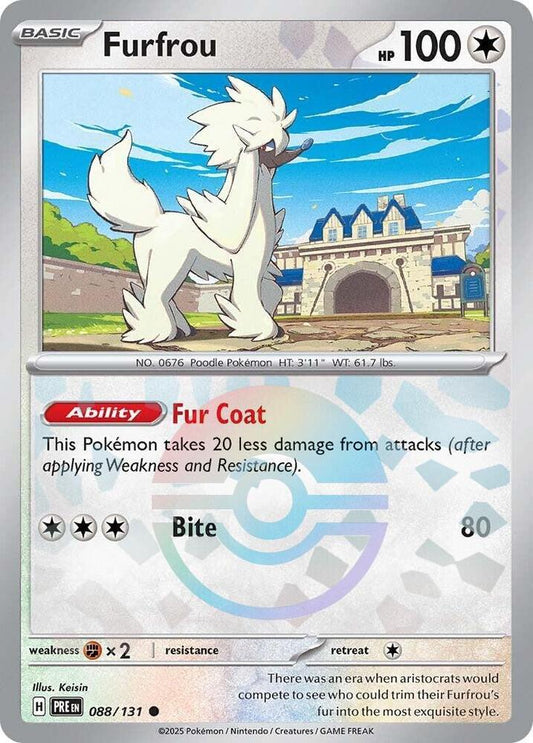 Furfrou (Poke Ball Pattern) - 088/131 Common SV: Prismatic Evolutions
