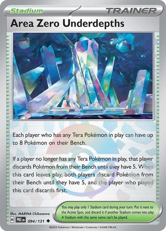 Area Zero Underdepths (Poke Ball Pattern) - 094/131 Uncommon SV: Prismatic Evolutions