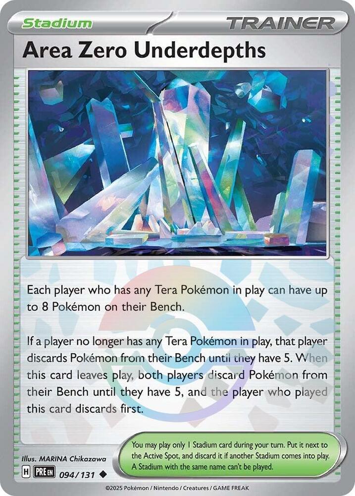 Area Zero Underdepths (Poke Ball Pattern) 094/131 Uncommon Prismatic Evolutions Pokémon card