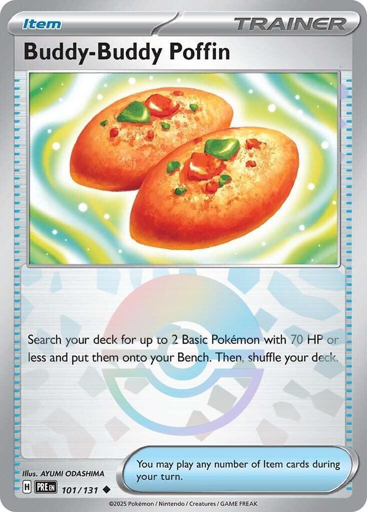 Buddy-Buddy Poffin (Poke Ball Pattern) 101/131 Uncommon Prismatic Evolutions Pokémon card