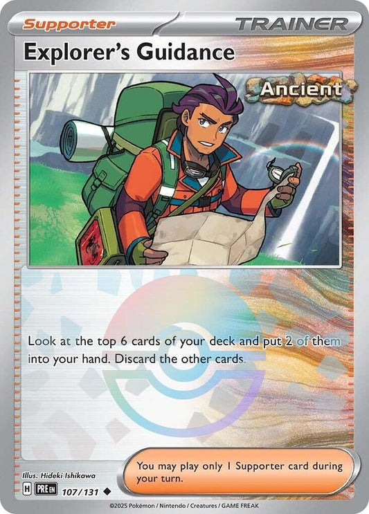 Explorer's Guidance (Poke Ball Pattern) - 107/131 Uncommon SV: Prismatic Evolutions