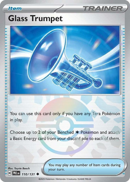 Glass Trumpet (Poke Ball Pattern) - 110/131 Uncommon SV: Prismatic Evolutions