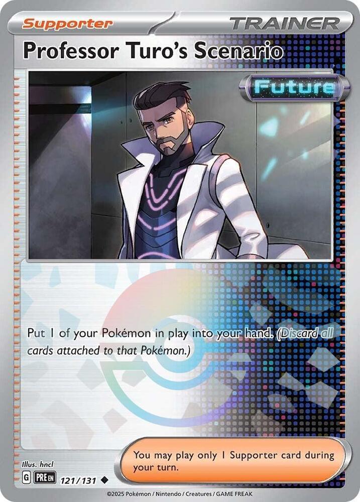 Professor Turo's Scenario (Poke Ball Pattern) 121/131 Uncommon Prismatic Evolutions Pokémon card