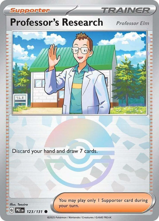 Professor's Research [Professor Elm] (Poke Ball Pattern) - 123/131 Common SV: Prismatic Evolutions