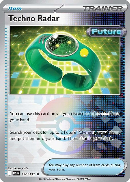 Techno Radar (Poke Ball Pattern) - 130/131 Uncommon SV: Prismatic Evolutions
