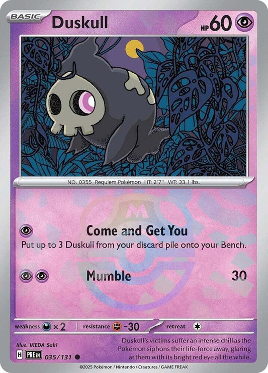 Duskull (Master Ball Pattern) - 035/131 Common SV: Prismatic Evolutions