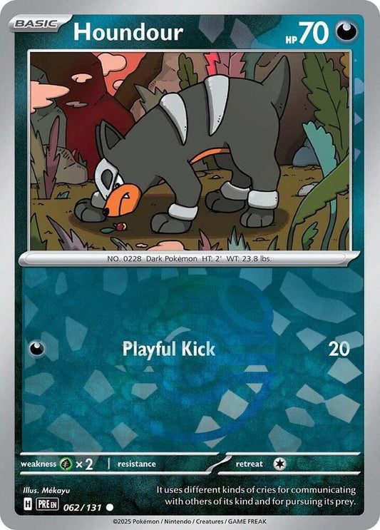 Houndour (Master Ball Pattern) - 062/131 Common SV: Prismatic Evolutions