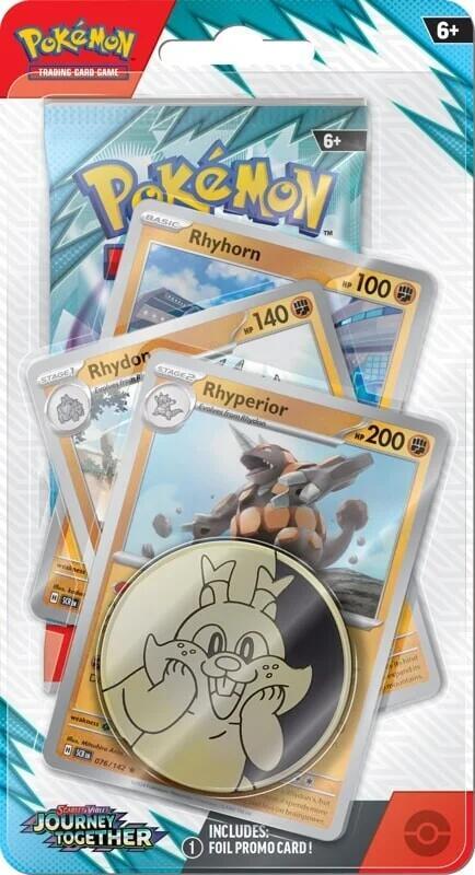 Journey Together Premium Checklane Blister [Rhyperior] Pokémon card