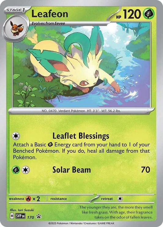 Leafeon - 170 (Cosmos Holo) - 170 Promo SV: Scarlet & Violet Promo Cards