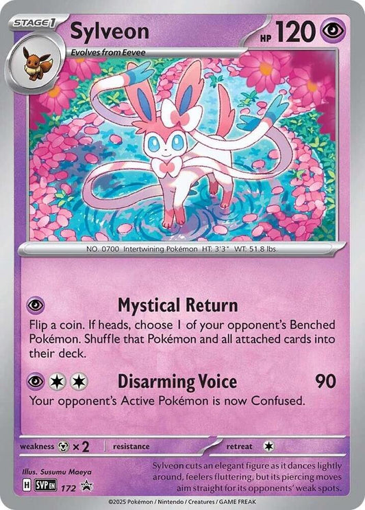 Sylveon - 172 (Cosmos Holo) - 172 Promo SV: Scarlet & Violet Promo Cards
