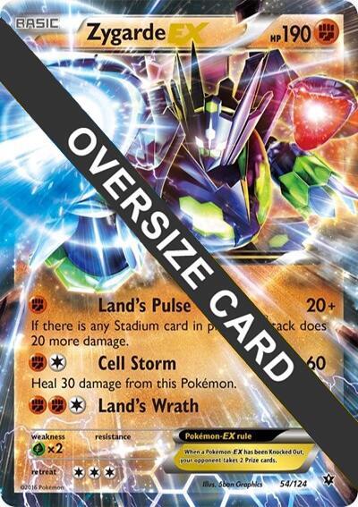 Zygarde EX - 54/124 Promo Jumbo Cards