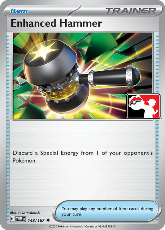 Enhanced Hammer - 148/167 Uncommon Prize Pack Series Cards
