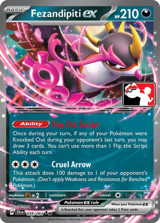Fezandipiti ex - 038/064 038/064 Double Rare Prize Pack Series Cards Pokémon card
