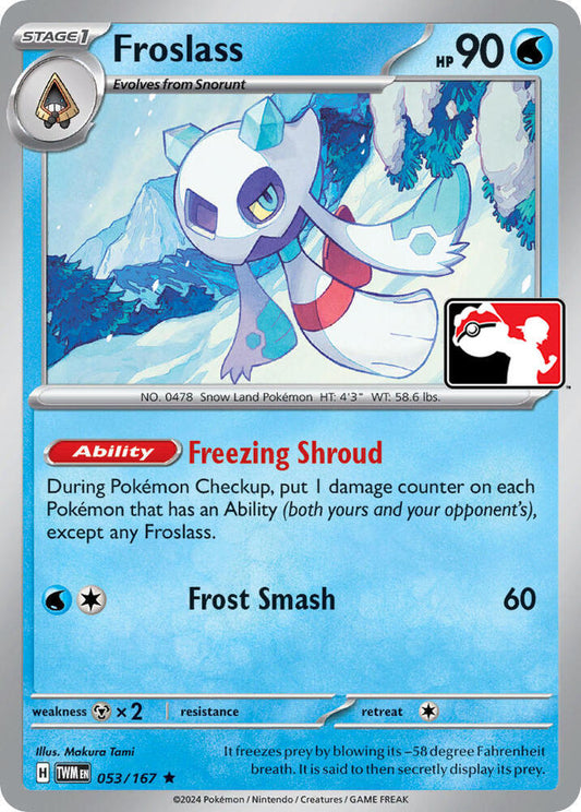 Froslass - 053/167 Rare Prize Pack Series Cards