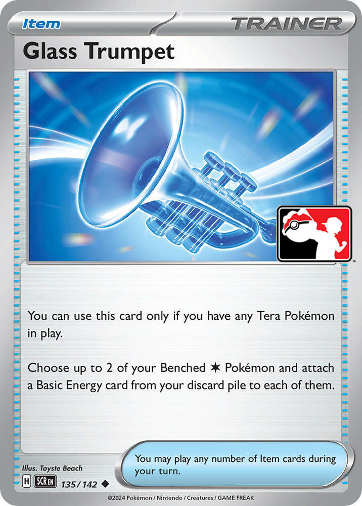Glass Trumpet - 135/142 135/142 Uncommon Prize Pack Series Cards Pokémon card