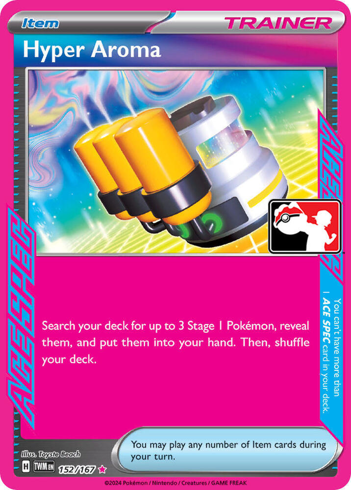 Hyper Aroma - 152/167 152/167 ACE SPEC Rare Prize Pack Series Cards Pokémon card